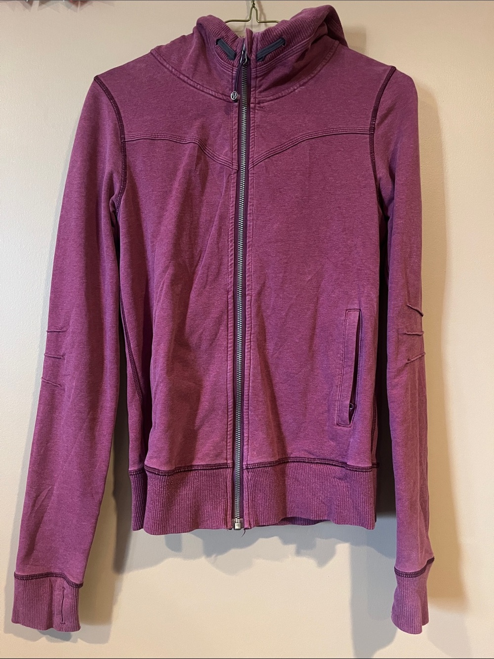 lululemon athletica Plum Full-Zip Hooded Jacket